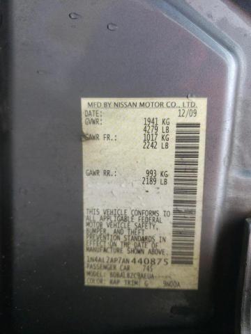 Photo 9 VIN: 1N4AL2AP7AN440875 - NISSAN ALTIMA BAS 