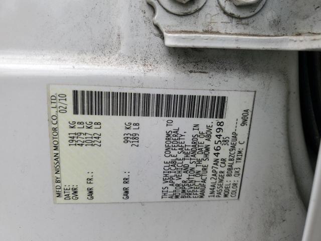 Photo 11 VIN: 1N4AL2AP7AN465498 - NISSAN ALTIMA 