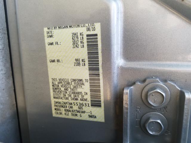 Photo 9 VIN: 1N4AL2AP7AN553631 - NISSAN ALTIMA BAS 