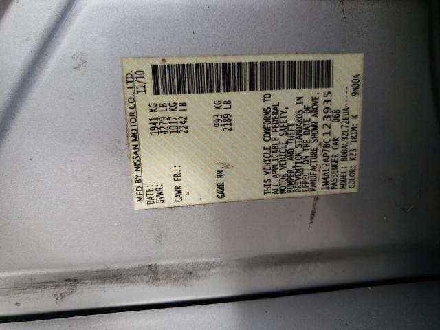 Photo 11 VIN: 1N4AL2AP7BC123935 - NISSAN ALTIMA BAS 