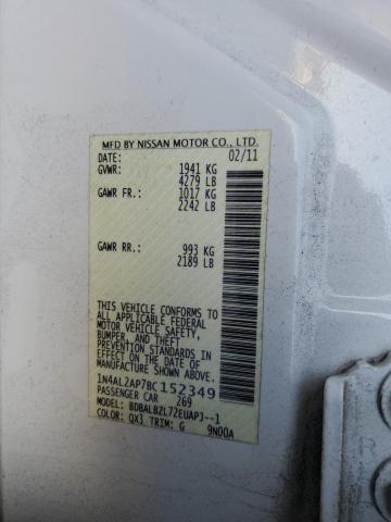 Photo 11 VIN: 1N4AL2AP7BC152349 - NISSAN ALTIMA BAS 