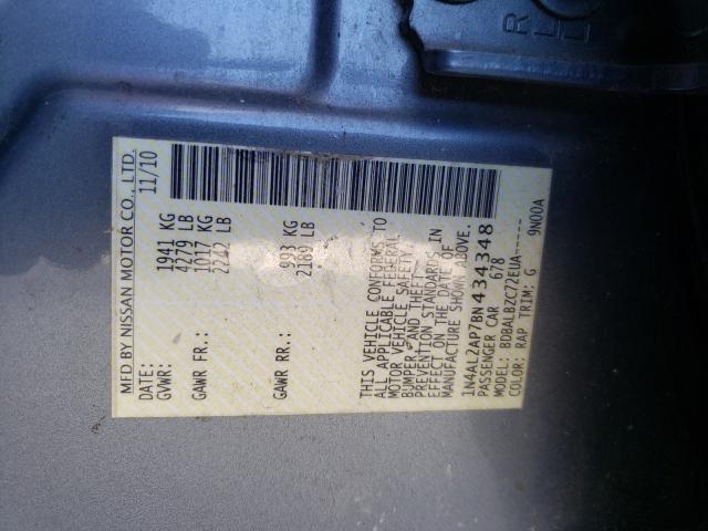 Photo 9 VIN: 1N4AL2AP7BN434348 - NISSAN ALTIMA BAS 