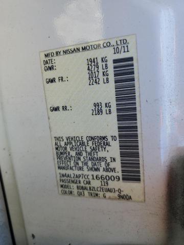 Photo 11 VIN: 1N4AL2AP7CC166009 - NISSAN ALTIMA BAS 