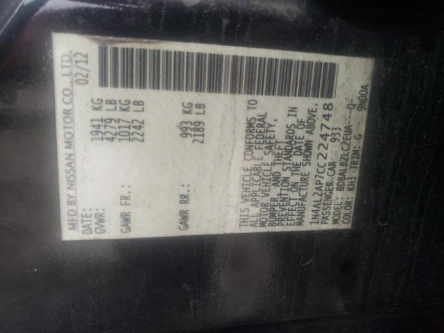 Photo 11 VIN: 1N4AL2AP7CC224748 - NISSAN ALTIMA 