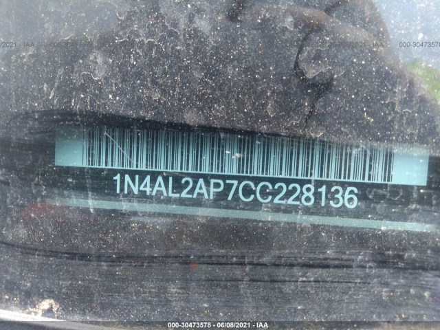 Photo 8 VIN: 1N4AL2AP7CC228136 - NISSAN ALTIMA 