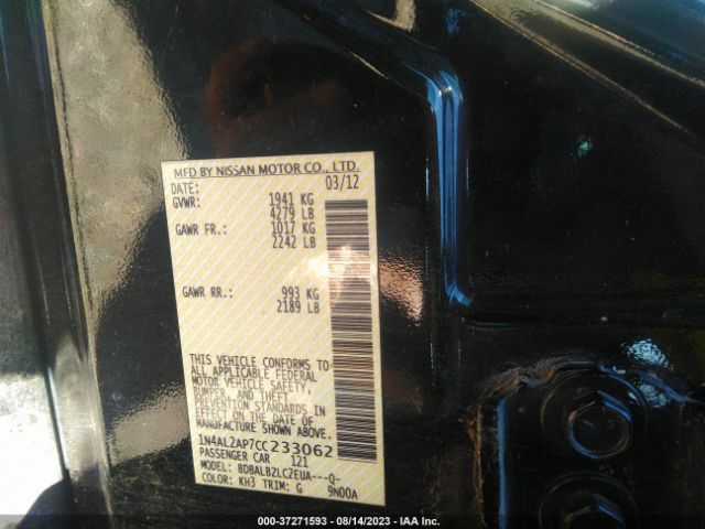 Photo 8 VIN: 1N4AL2AP7CC233062 - NISSAN ALTIMA 