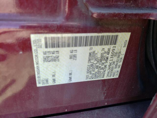 Photo 9 VIN: 1N4AL2AP8AC136093 - NISSAN ALTIMA BAS 