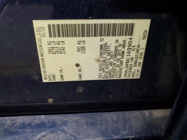 Photo 11 VIN: 1N4AL2AP8AC169904 - NISSAN ALTIMA 