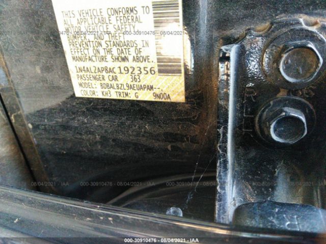 Photo 8 VIN: 1N4AL2AP8AC192356 - NISSAN ALTIMA 