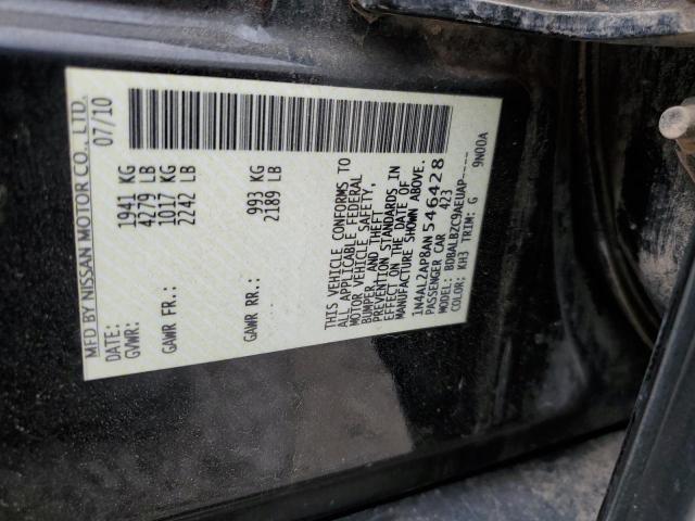 Photo 9 VIN: 1N4AL2AP8AN546428 - NISSAN ALTIMA BAS 