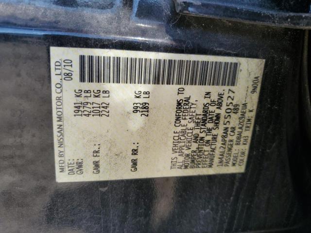 Photo 11 VIN: 1N4AL2AP8AN550527 - NISSAN ALTIMA BAS 