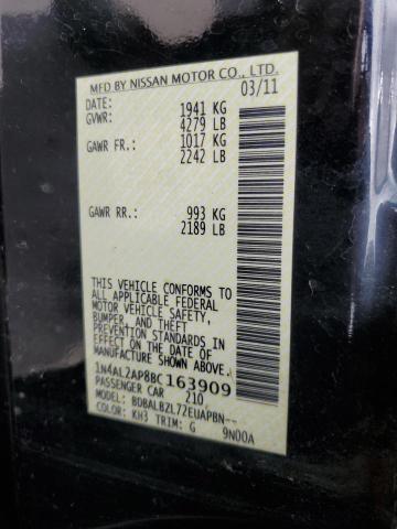 Photo 11 VIN: 1N4AL2AP8BC163909 - NISSAN ALTIMA BAS 