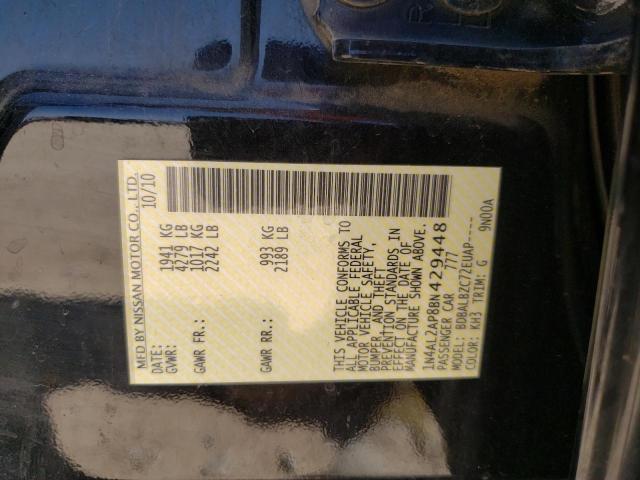 Photo 11 VIN: 1N4AL2AP8BN429448 - NISSAN ALTIMA BAS 