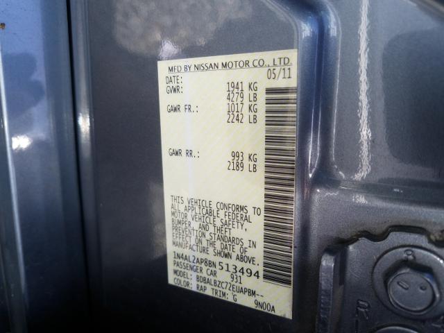 Photo 9 VIN: 1N4AL2AP8BN513494 - NISSAN ALTIMA 