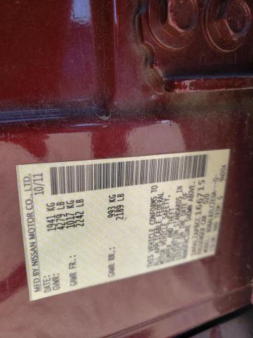 Photo 9 VIN: 1N4AL2AP8CC166715 - NISSAN ALTIMA BAS 