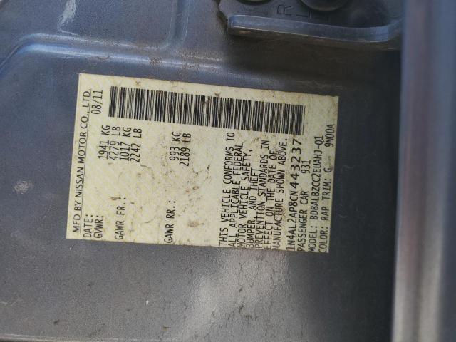 Photo 11 VIN: 1N4AL2AP8CN443237 - NISSAN ALTIMA BAS 