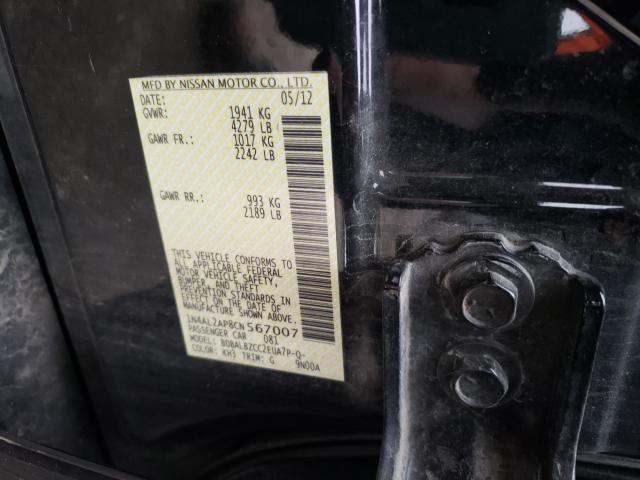 Photo 9 VIN: 1N4AL2AP8CN567007 - NISSAN ALTIMA BAS 