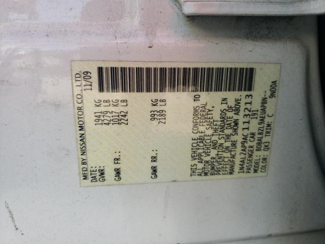 Photo 11 VIN: 1N4AL2AP9AC113213 - NISSAN ALTIMA 