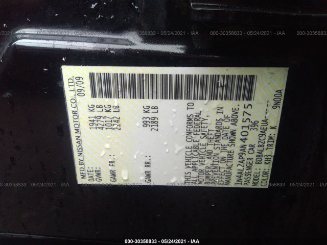 Photo 8 VIN: 1N4AL2AP9AN401575 - NISSAN ALTIMA 