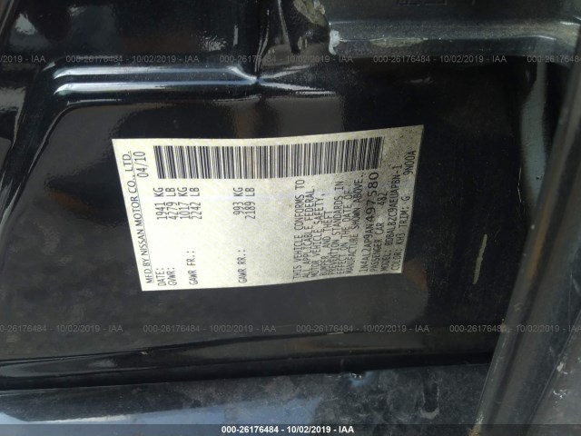 Photo 8 VIN: 1N4AL2AP9AN497580 - NISSAN ALTIMA 