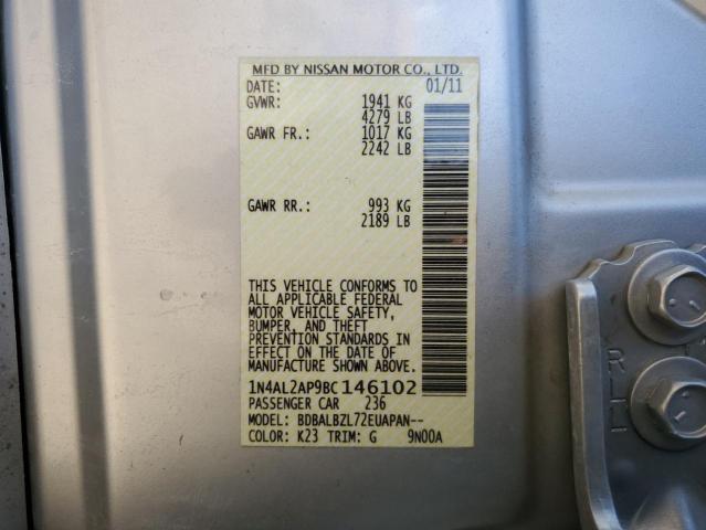 Photo 11 VIN: 1N4AL2AP9BC146102 - NISSAN ALTIMA 