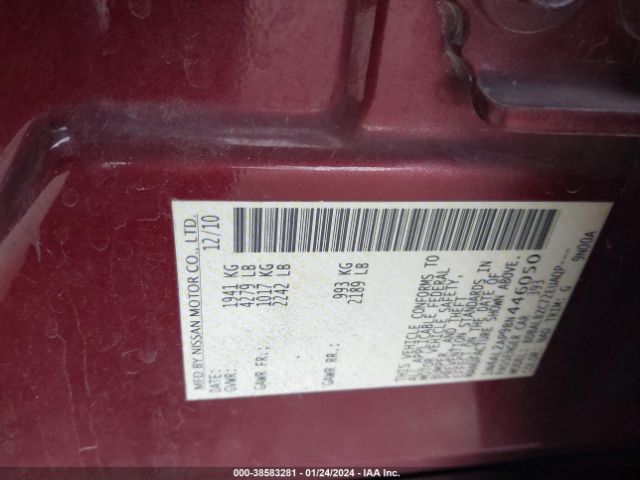 Photo 8 VIN: 1N4AL2AP9BN446050 - NISSAN ALTIMA 