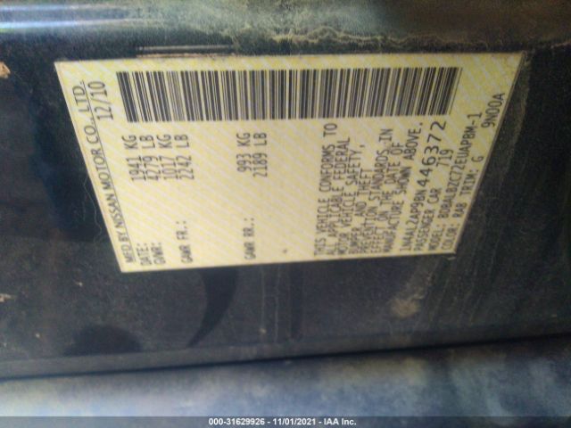 Photo 8 VIN: 1N4AL2AP9BN446372 - NISSAN ALTIMA 