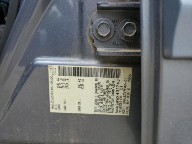 Photo 11 VIN: 1N4AL2AP9CN405743 - NISSAN ALTIMA BAS 