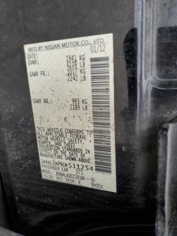 Photo 11 VIN: 1N4AL2AP9CN511254 - NISSAN ALTIMA BAS 