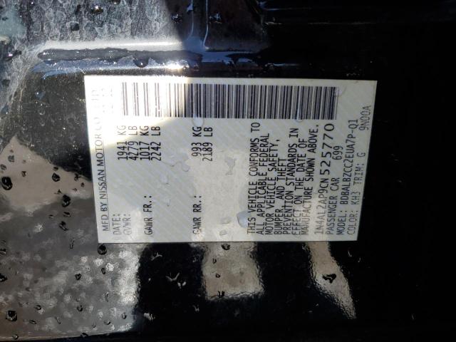 Photo 11 VIN: 1N4AL2AP9CN525770 - NISSAN ALTIMA BAS 