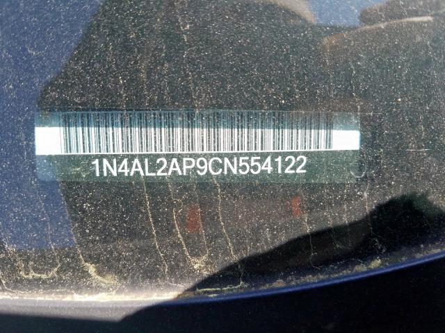 Photo 9 VIN: 1N4AL2AP9CN554122 - NISSAN ALTIMA BAS 