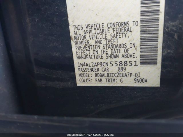 Photo 8 VIN: 1N4AL2AP9CN558851 - NISSAN ALTIMA 