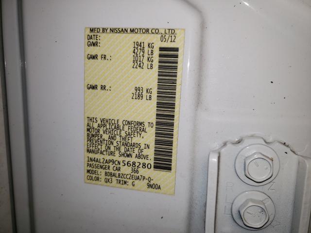 Photo 9 VIN: 1N4AL2AP9CN568280 - NISSAN ALTIMA BAS 