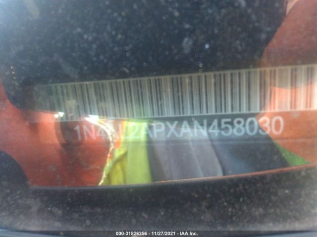 Photo 8 VIN: 1N4AL2APXAN458030 - NISSAN ALTIMA 