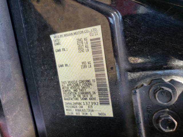 Photo 9 VIN: 1N4AL2APXBC137392 - NISSAN ALTIMA BAS 