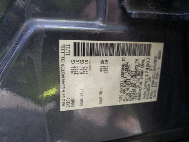 Photo 9 VIN: 1N4AL2APXCC174802 - NISSAN ALTIMA BAS 