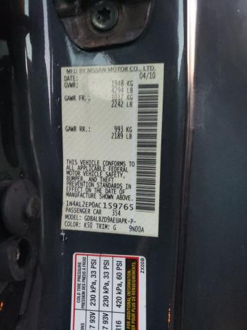 Photo 11 VIN: 1N4AL2EP0AC159765 - NISSAN ALTIMA 