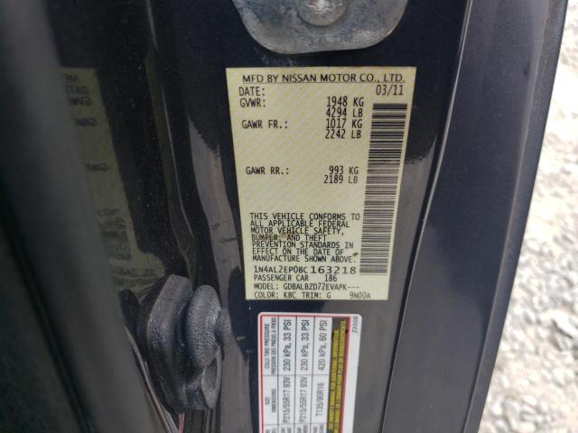 Photo 11 VIN: 1N4AL2EP0BC163218 - NISSAN ALTIMA 