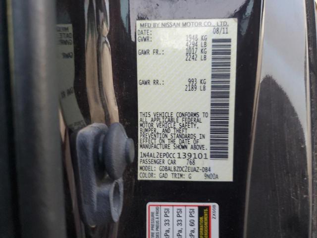 Photo 11 VIN: 1N4AL2EP0CC139101 - NISSAN ALTIMA S 