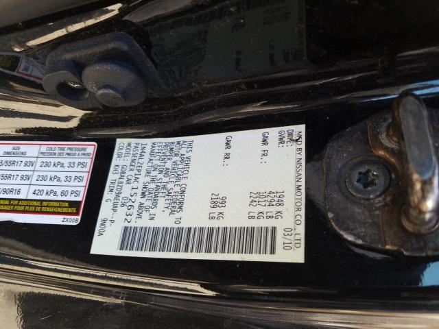 Photo 9 VIN: 1N4AL2EP1AC152632 - NISSAN ALTIMA S 