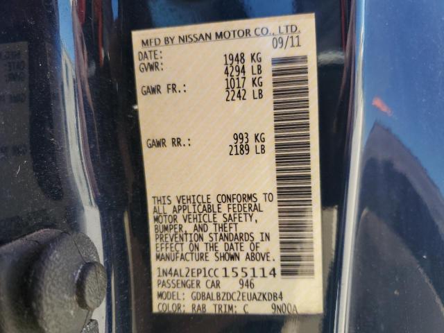 Photo 11 VIN: 1N4AL2EP1CC155114 - NISSAN ALTIMA 