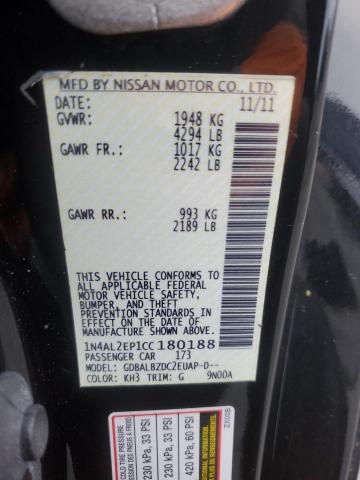 Photo 11 VIN: 1N4AL2EP1CC180188 - NISSAN ALTIMA S 