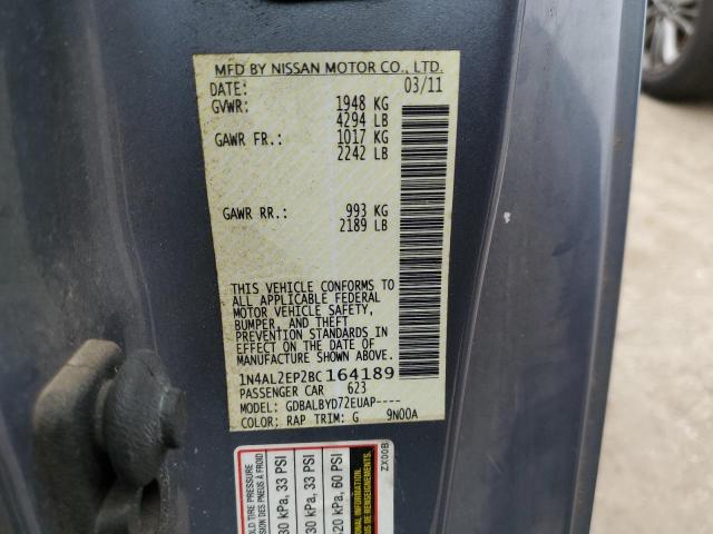 Photo 12 VIN: 1N4AL2EP2BC164189 - NISSAN ALTIMA S 