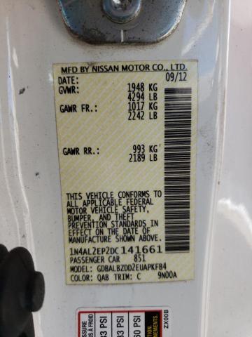 Photo 11 VIN: 1N4AL2EP2DC141661 - NISSAN ALTIMA S 