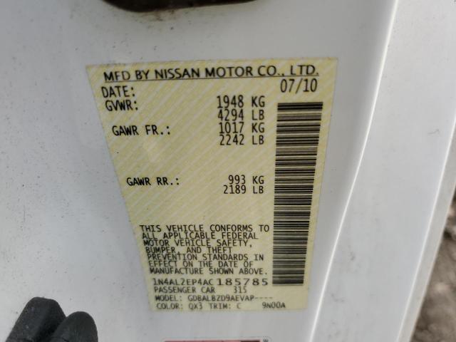 Photo 12 VIN: 1N4AL2EP4AC185785 - NISSAN ALTIMA S 