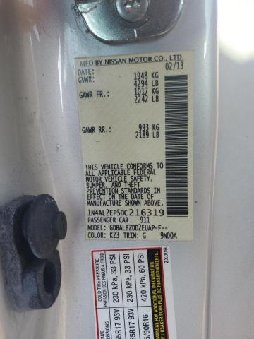 Photo 12 VIN: 1N4AL2EP5DC216319 - NISSAN ALTIMA S 