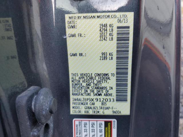 Photo 9 VIN: 1N4AL2EP5DC912033 - NISSAN ALTIMA S 