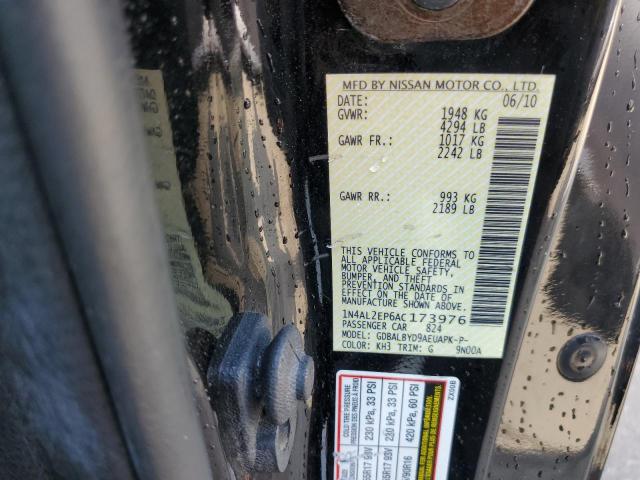 Photo 12 VIN: 1N4AL2EP6AC173976 - NISSAN ALTIMA S 