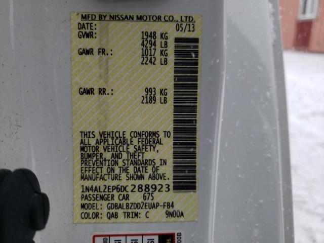 Photo 9 VIN: 1N4AL2EP6DC288923 - NISSAN ALTIMA S 