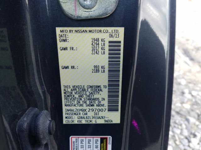 Photo 9 VIN: 1N4AL2EP6DC297007 - NISSAN ALTIMA S 